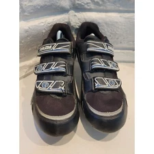 Pearl Izumi Mens I Beam Cycling Shoes Black Mesh Low Top Hook And Loop 5041 8