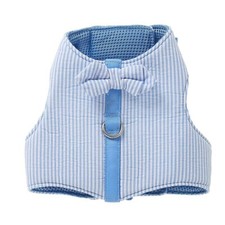 Top Paw Bebé Azul Blanco Rayas Suave Cómodo Chaleco Pajarita Perro Arnés Talla XXS