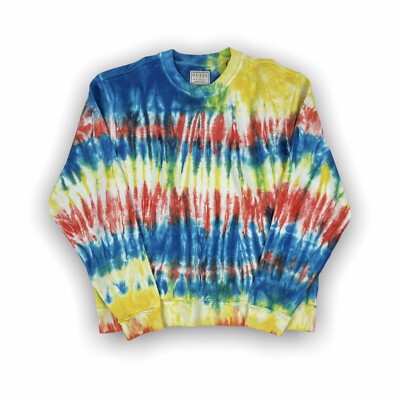 Guess Tie Dye Oversized Sweatshirts Medium