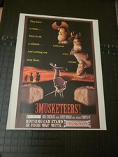 3musketeers Chocolate Bar Print Ad Vintage 1999 8x11 Great To Frame