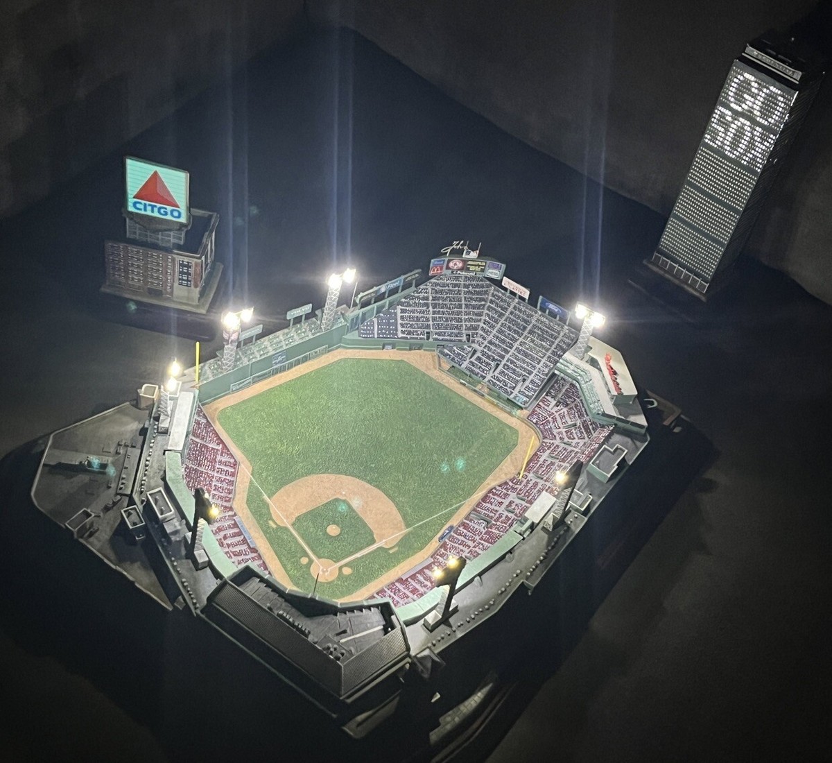Danbury Mint Boston Red Sox Deluxe Fenway Park Citgo Sign