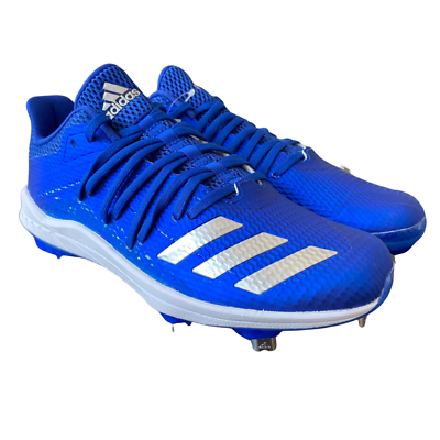 Adidas Adizero Afterburner 6 Speed Baseball Cleats Mens Size 7 Royal Blue G27656 ADIDAS AFTERBURNER 6 SPEED METAL BASEBALL CLEATS BLUE MEN main image 3