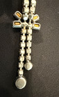 Sparkling Vintage Prong Set Clear Rhinestone Drop Dangling Choker Necklace — photo 5