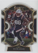 2020 Panini Select Concourse White Prizm Die-Cut Devin Asiasi #100 0o6m