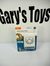 GE 24-Hour Heavy Duty Indoor Plug-in Mechanical Timer 2 Outlets 15075