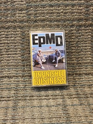 EPMD - Unfinished Business 1989 Fresh Records Cassette Tape RAP