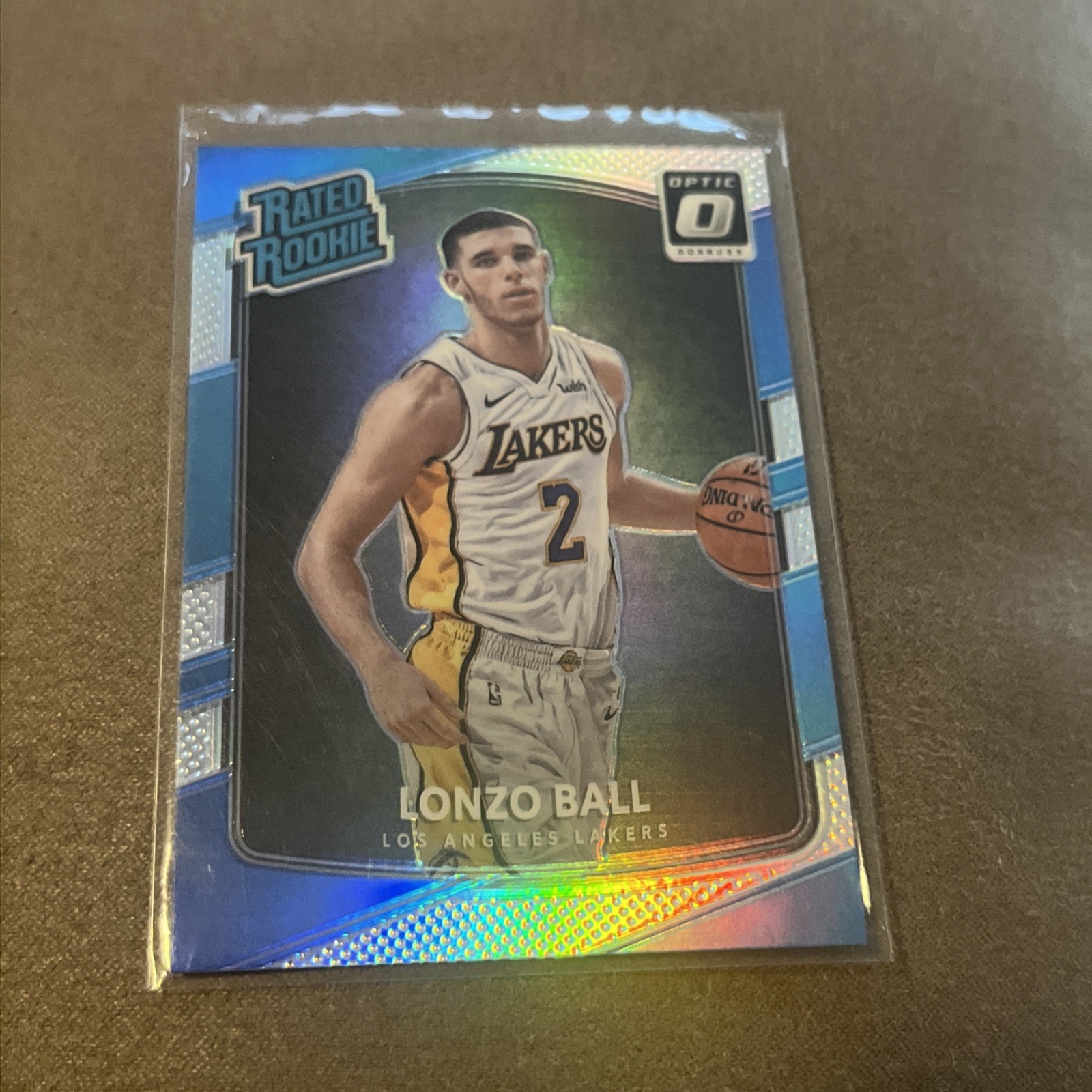 2017-18 Panini Donruss Optic - Lonzo Ball Rated Rookie Holo Prizm RC #199