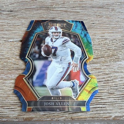 2022 Panini Select - Premier Level Josh Allen #111 Tie-Dye Prizm /25