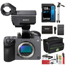 Sony Cinema Line FX2, Full-frame Camera w/ XLR Handle Unit  Accessories Bundle