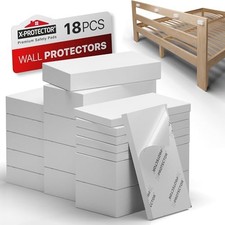 Headboard Stoppers for Wall - 18 Pcs, Big Size Pack, White - Big Size, White