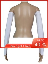 Islamic Sleeves Gloves Muslim Arm Cover Soft Elastic Oversleeve Soild Women Lady