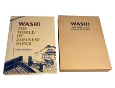 Washi the World of Japanese Paper by Hughes 1st ed in Slipcase & Dust Cover