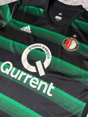 Adidas Feyenoord Rotterdam Away Jersey 2017 Green Black Climacool