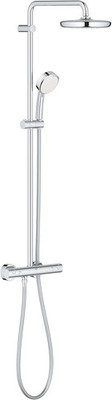 GROHE Tempesta Cosmopolitan 210 Duschsystem mit Thermostatbatterie Wandmontage