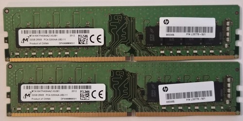 64GB (2x 32GB) Micron HP DDR4 3200 Desktop Memory, DIMM, 2Rx8 PC4-3200AA-UB2-11