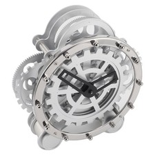 °Table Gear Clock European Mechanical Gear Clock Creativity 2 Feet Metal