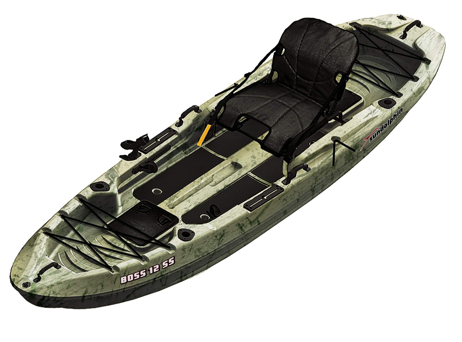 - Sit On Top Fishing Kayak - One Person Angler Kayak...