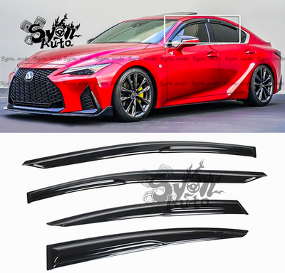 FITS 2021-26 LEXUS IS300 IS350 JDM MUGEN STYLE WINDOW VISOR RAIN