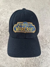 World of Warcraft Hat Cap Fitted Mens Large XL Flexfit Gaming Embroidered Gamer