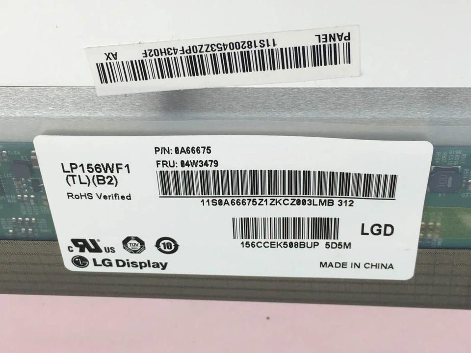 联想 Ideapad Y510P 15.6" LCD LED 屏幕 WUXGA Full HD LP156WF1 TL B2 04W3479 — 第 2/2 张图片