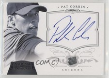 2012 National Treasures Rated Rookies Black 5/10 Patrick Corbin Pat Auto 07d9