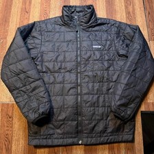 Patagonia Kid's Black Nano Puff Quilted Primaloft Jacket XL 14 