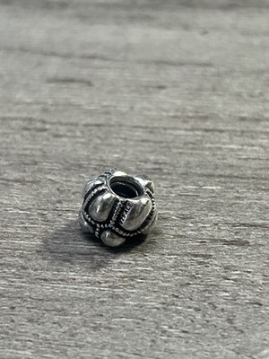Pandora Patchwork Journey Tracks 925 Silver Beaded Charm 790401 Authentic Ale 4G