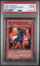 2008-09 YU-GI-OH! DUEL TERMINAL PREV WAVE 2 SWIFT GAIA THE FIERCE KNIGHT PSA 6