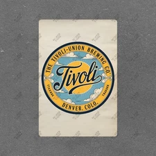 Vintage Tivoli Brewing Co. Metal Sign Denver Colorado Beer Label #813986