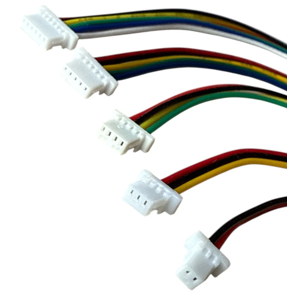 JST-SH 1.0mm 2 3 4 5 6 Pin Receptacle Wire Harness x25 for Arduino Drone Battery - Image 2 of 4