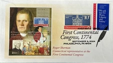 AMERICOVER 2024 5939 First Continental Congress Roger Sherman Connecticut 