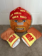 Hulk Hogan Fancy Dress WWF WWE Wrestling Official Wrestler Costume
