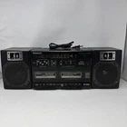 Panasonic RX-CT830 Vintage Boombox Dual Cassette AM/FM Auto Reverse Graphic EQ