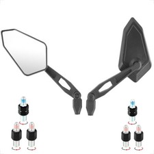 1 Paar Spiegel 360° drehbar Rückspiegel Universal Klappbarer Motorradspiegel Alu