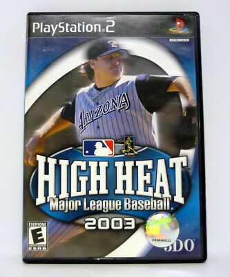 High Heat: Major League Baseball 2003 Authentic Sony PlayStation 2 PS2 Game 2002