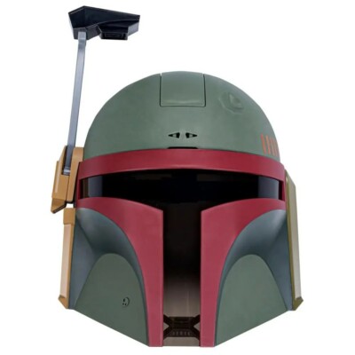 Star Wars Boba Fett Elektronische Maske, Star Wars Kostüm für Kinder ab 5 Jahren