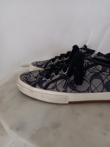 Coach Kalyn Women's Size 7.5B Signature Logo Sneakers Tennis Shoes Blue - Bild 6 von 14