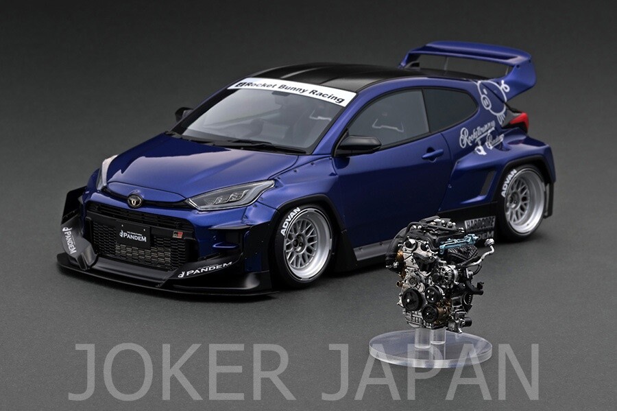 60台限定　1/18 PANDEM GR YARIS 4BA [IG2903] Ignition Model IG2903 1/18 PANDEM GR YARIS (4BA) Blue Metallic