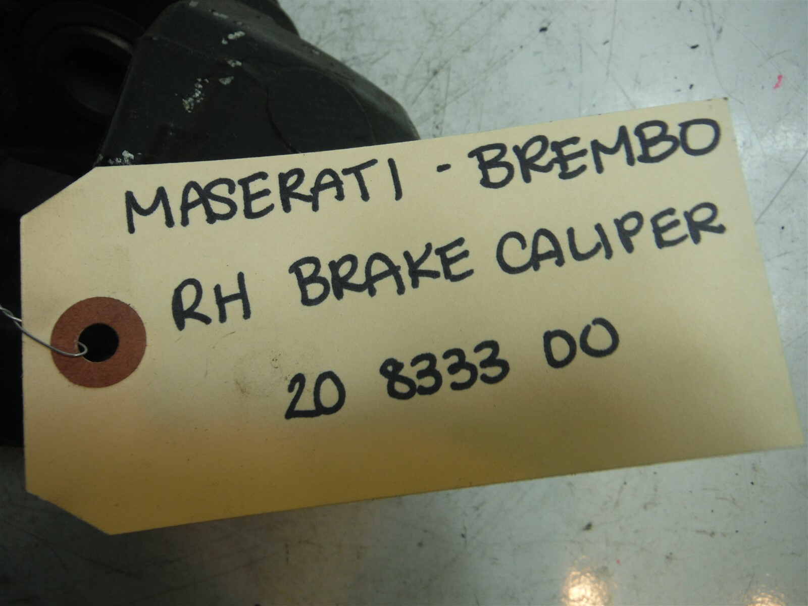 MASERATI GRANTURISMO PASSENGER RIGHT FRONT BRAKE CALIPER OEM BREMBO