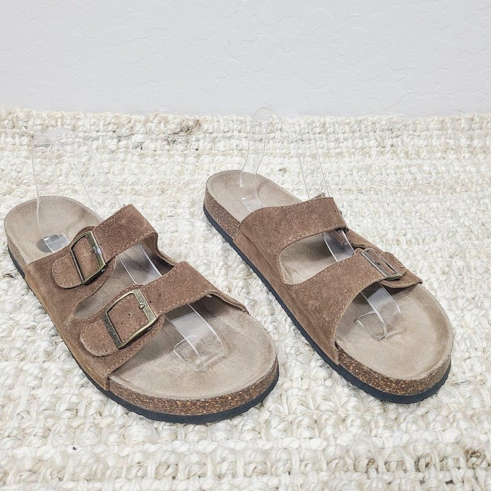 APL Woodstock Sandali con due fibbie in pelle