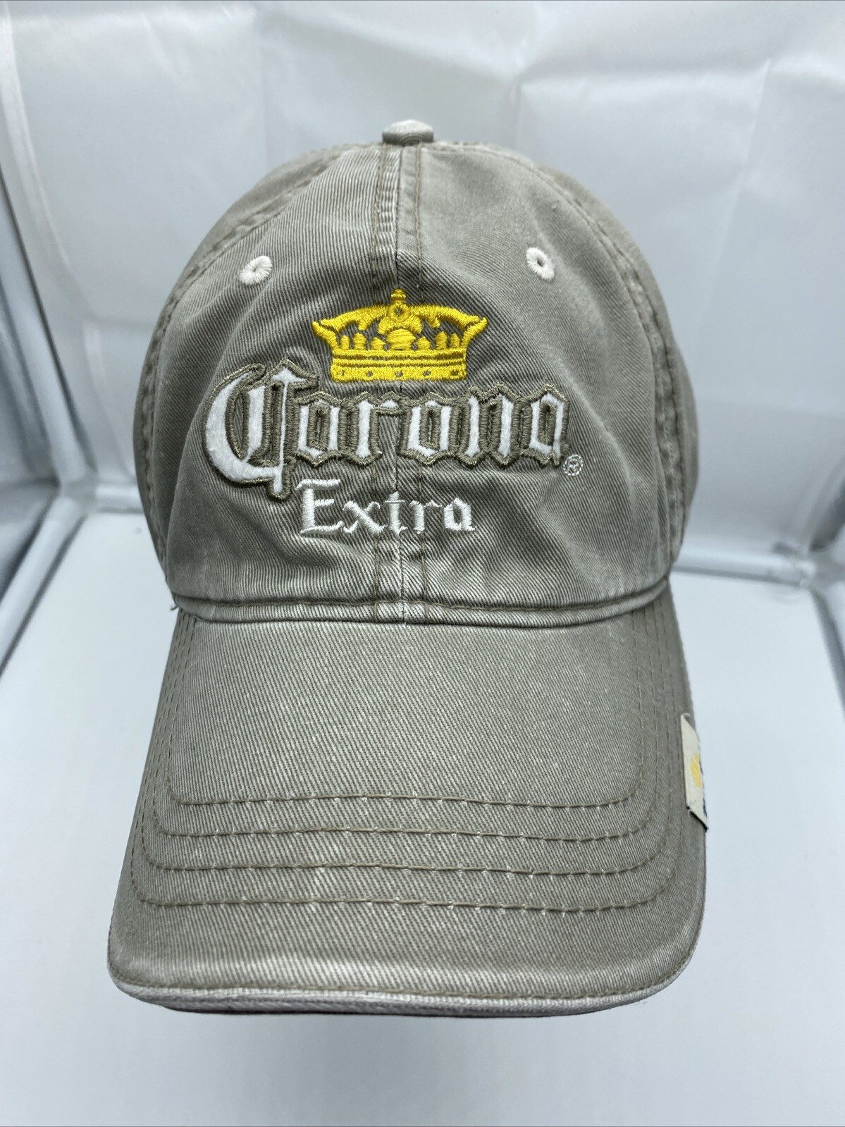Corona Extra Gray Adjustable Baseball Cap Hat Str… - image 1