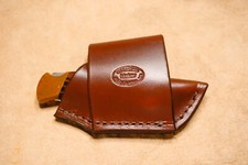 Custom Leather Crossdraw Sheath for Buck 110/112