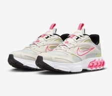 Women Nike Zoom Air Fire Athletic Sneakers Shoes White/Silver/Pink DV1129-002