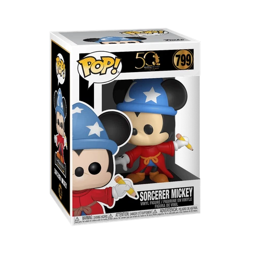 Funko POP! Disney Mickey Mouse & Friends Sorcerer Mickey #799 Vinyl Figure