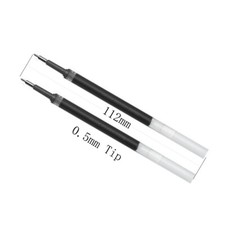 112mm Long Pen Refill Ink For Pentel 0.5mm Needle Tip Liquid Gel Pen LRN5
