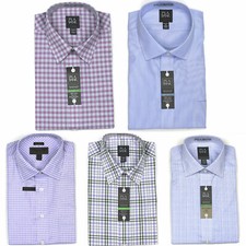 Jos A Bank Dress Shirt Spread Collar/Button Down Long Sleeve