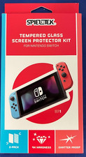 SpielTek Tempered Glass Screen Protector Kit for Nintendo Switch Brand-New