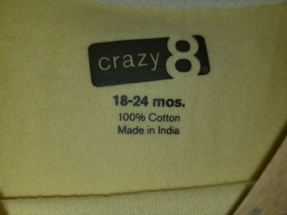 Camiseta Día del Padre Niños Talla 2T Meses Crazy 8 Daddy's Co-Pilot Foto 2 de 3