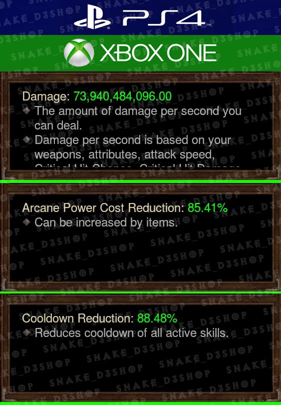 Diablo 3 - PS4 - Xbox One - Juego PRIMAL Legacy of Dreams totalmente modificado - Wizard Foto 2 de 4