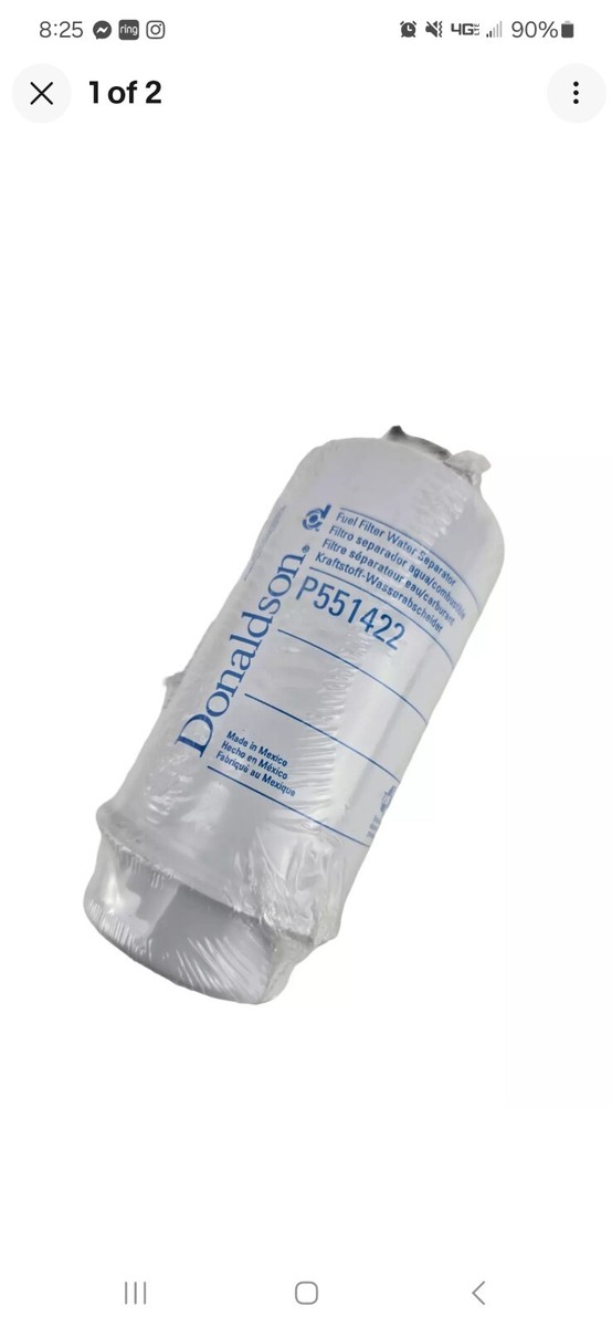 Filtre à Carburant, Séparateur D'eau, D: 110 Mm, 1 1/4" X 12 UNF 2B, H